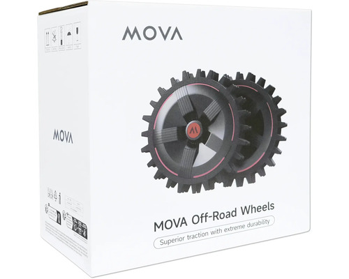 MOVA Offroad Räder in Produktverpackung