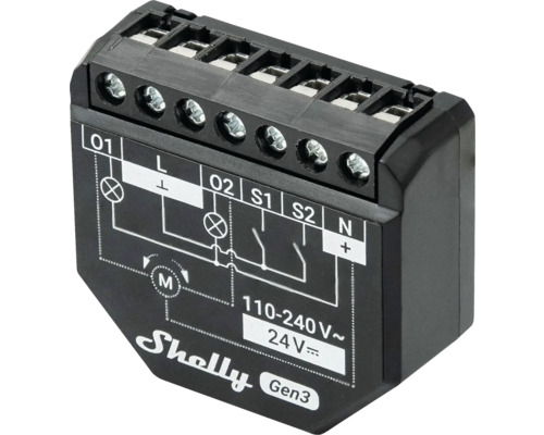 Shelly Gen3 Lichtsteuerung mit Schraubklemmen