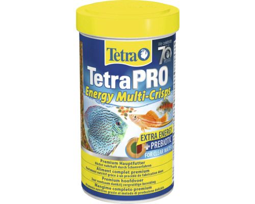Tetra PRO Energy Multi-Crisps Fischfutter in gelber Dose