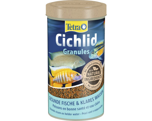 Tetra Cichlid Granulat Fischfutter Dose