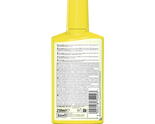Tetra AlguMin Algenbekämpfungsmittel in einer 250 Milliliter Flasche