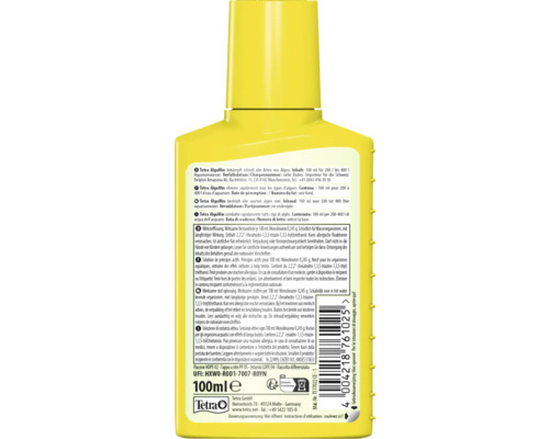 Tetra AlguMin Algenbekämpfungsmittel in einer 100 ml Flasche