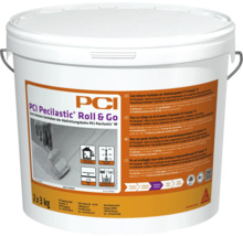 Eimer PCI Pecilastic Roll and Go zum sicheren Verkleben der Abdichtungsbahn