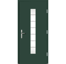 Haustür mit Glaseinsatz und Türgriff