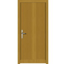 Holztür mit Metallgriff für den Innenbereich
