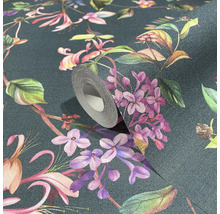 Tapetenrolle mit Blumenmuster