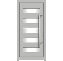 Haustür DW57 Kiefer RAL 9016 verkehrsweiß 1100x2100 mm DIN Rechts (nach innen öffnend)