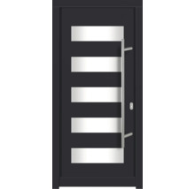 Haustür DW57 Kiefer RAL 7016 anthrazitgrau 1000x2100 mm DIN Rechts (nach innen öffnend)