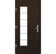 Haustür DW New Kiefer/Eiche Nussbaum 1100x2100 mm DIN Links (nach innen öffnend)