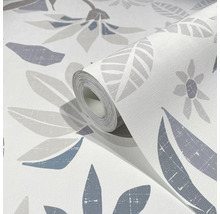 Tapetenrolle mit Blumenmuster