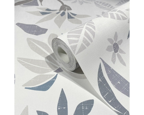 Tapetenrolle mit Blumenmuster