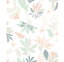 Tapete mit abstraktem Blumenmuster