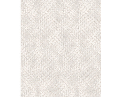 Vliestapete 47482 Flora geflochten rosa Tapete mit Fischgrätenmuster