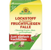 Neudorff Lockstoff für Permanent Fruchtfliegenfalle, Nachfüllpack mit zwei Flaschen