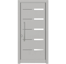Haustür DW20 Kiefer RAL 9016 verkehrsweiß 1000x2100 mm DIN Links (nach innen öffnend)