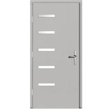 Haustür DW20 Kiefer RAL 9016 verkehrsweiß 1000x2100 mm DIN Links (nach innen öffnend)