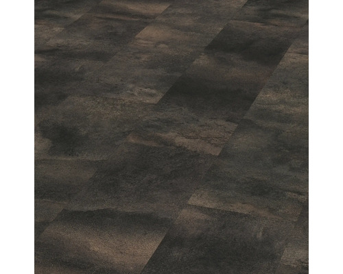 Vinylboden Titanit anthrazit Fliese 1292 x 327 x 7,5 mm Nahaufnahme von Bodenfliesen