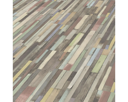 Laminat Nature Sense Dimas Wood bunt Schiffsboden 1292 x 193 x 7 mm Bodenbelag mit Holzoptik