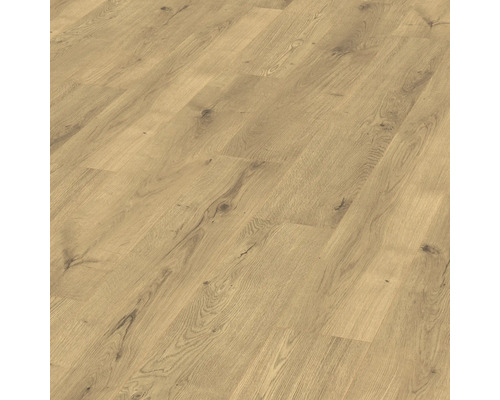Laminat Nature Sense Lausanne Eiche natur Landhausdiele 1292 x 193 x 10 mm Bodenbelag aus hellem Laminat mit Holzoptik