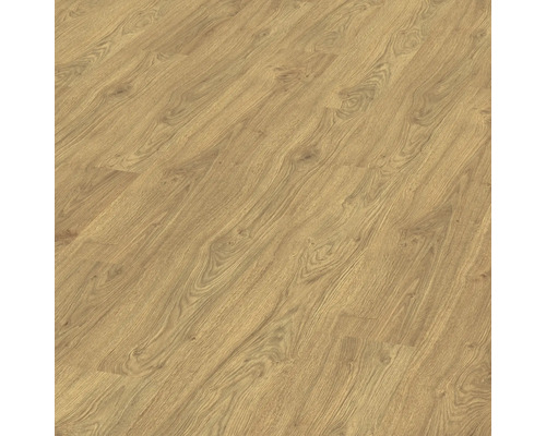 Laminat Nature Sense Asgil Eiche honig Landhausdiele 1292 x 193 x 8 mm Detailansicht eines Laminatbodens in Holzoptik