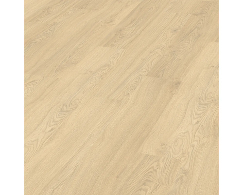 Laminat Nature Sense Matera Eiche hell Landhausdiele 1292 x 193 x 8 mm Verlegtes Laminat mit Holzstruktur