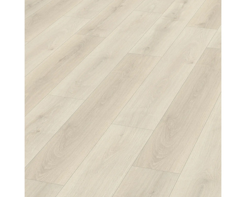 Laminat Nature Sense Elton Eiche weiss Landhausdiele 1292 x 193 x 8 mm Heller Laminatboden im Dielenformat