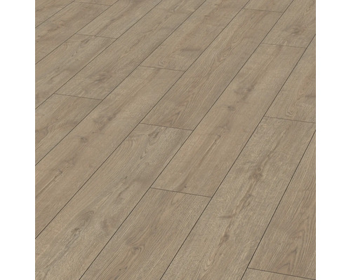 Laminat Nature Sense Turin Eiche braun Landhausdiele 1292 x 193 x 8 mm Verlegter Laminatboden mit Holzoptik