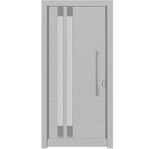 Haustür DW27 Kiefer RAL 9016 verkehrsweiß 1000x2100 mm DIN Rechts (nach innen öffnend)