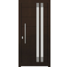 Haustür DW27 Kiefer/Eiche Nussbaum 1100x2100 mm DIN Links (nach innen öffnend)