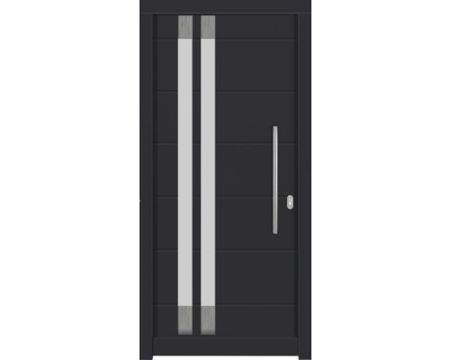 Haustür DW27 Kiefer/Eiche RAL 7016 anthrazitgrau 1100x2100 mm DIN Rechts (nach innen öffnend) Haustür DW27 Kiefer/Eiche RAL 7016 anthrazitgrau 1100x2100 mm DIN Rechts (nach innen öffnend)