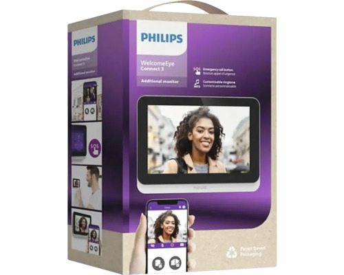 Philips WelcomeEye Connect 3 Zusatzmonitor Verpackung