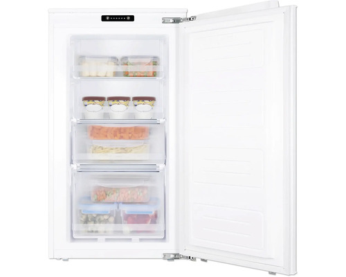 Gefrierschrank Amica EGSX 321 905 BxHxT 56 x 88 x 55 cm Offener Gefrierschrank mit Lebensmitteln in Schubladen