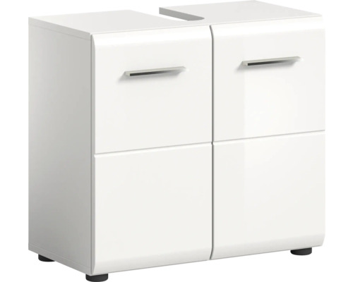 Waschbeckenunterschrank mit vier Schubladen und Griffen