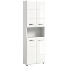 Hochschrank mit Türen und offenem Fach