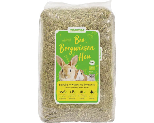 Nagerfutter HEU - HEINRICH Bio-Bergwiesenheu 4kg besonders aromatisch und kräuterreich Nagerfutter HEU - HEINRICH Bio-Bergwiesenheu 4kg besonders aromatisch und kräuterreich