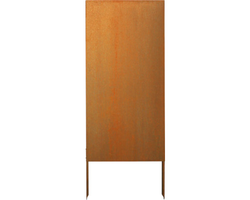 Sichtschutzelement palatino Space Uni 87 x 180 cm braun Gartensichtschutzwand aus Metall