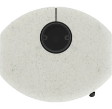 Tischplatte mit Abdeckung für Kabeldurchführung