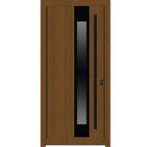 Haustür mit Glaseinsatz und Seitenteil