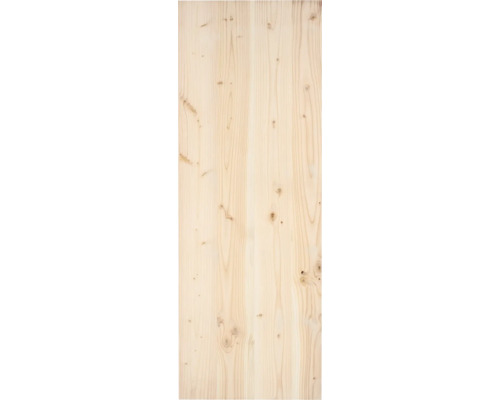 Holzplatte aus Fichte mit Maserung und Ästen