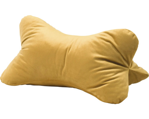 Leseknochen California senfgelb 40x25 cm Nackenkissen zur Entlastung der Halswirbelsäule