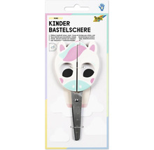 Kinderbastelschere mit Einhornmotiv auf Verpackung