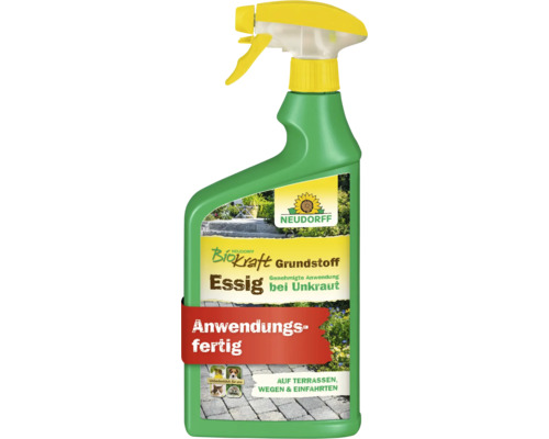 Grundstoff Essig Neudorff Biokraft Sprühflasche 1 L Neudorff Biokraft Grundstoff Essig gebrauchsfertig Unkrautmittel in Sprühflasche