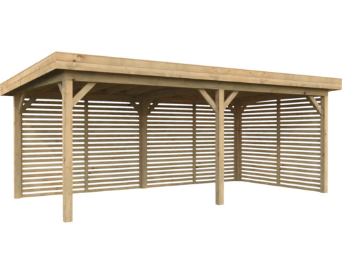 Pavillon Palmako Lenna 16,6 m² Set 309 inkl. Lamellenwänden 588 x 300 cm tauchimprägniert braun Pavillon Palmako Lenna 16,6 m² Set 309 inkl. Lamellenwänden 588 x 300 cm tauchimprägniert braun