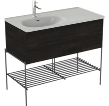 Waschtisch mit Unterschrank, Ablage und Handtuchhalter