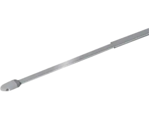 Vitragestange ausziehbar simple silber 100-190 cm Ø 10 mm 2 Stk.