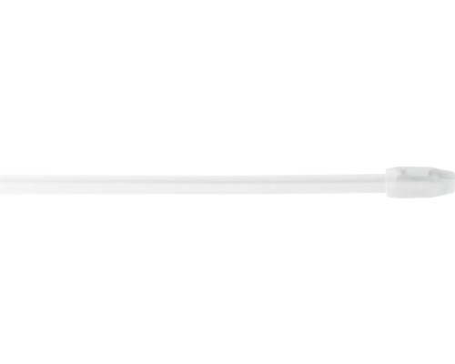 Vitragestange ausziehbar simple weiß 100-190 cm Ø 10 mm 2 Stk. Kabelbinder