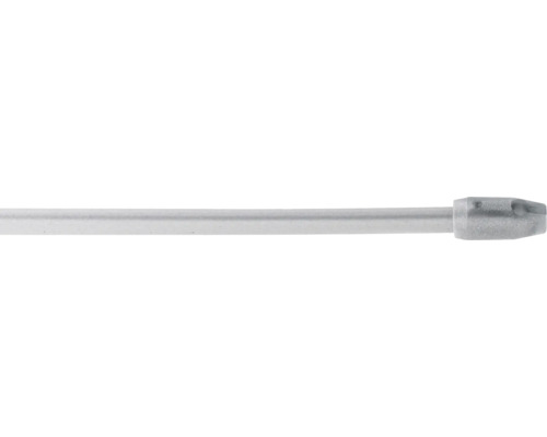 Vitragestange ausziehbar simple silber 80-150 cm Ø 10 mm 2 Stk. Kabelbinder