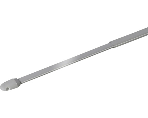 Vitragestange ausziehbar simple silber 60-110 cm Ø 10 mm 2 Stk. Duschvorhangstange aus Metall