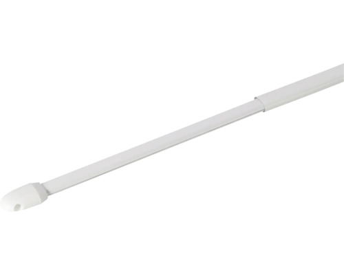 Vitragestange ausziehbar simple weiß 60-110 cm Ø 10 mm 2 Stk. Gardinenstange aus Metall