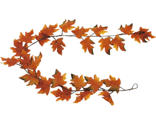 Dekorative Girlande mit Herbstlaub